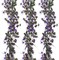 Artificial Vines Outdoor Ivy Garland Room Decor for Bedroom Aesthetic Garlands for Decoration Fake Leaves Fake Plastic Plants for Indoor Home Outdoor Garden Proch Backyard Arch Decoration(Purple)